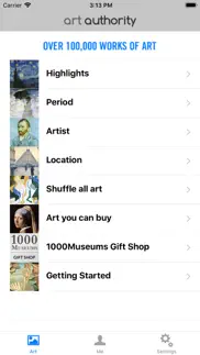 art authority iphone capturas de pantalla 1