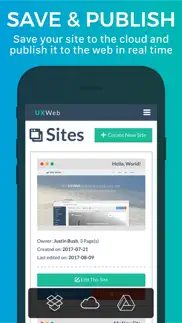 uxweb™ website builder iphone images 4