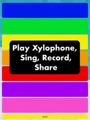 xylophone - play sing record iPad Captures Décran 1