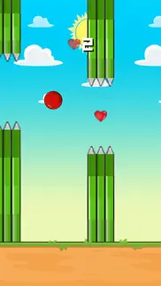 flappy red ball - tiny flying iphone images 3