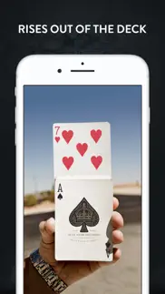 rising card magic trick iPhone Captures Décran 3