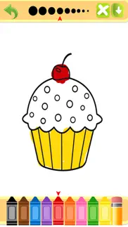 cute tasty cupcakes coloring book iphone images 4