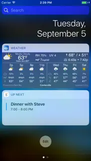 simple weather widget iphone resimleri 1