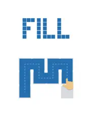 fill one-line puzzle game ipad images 4