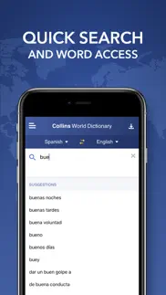 collins world dictionary iphone capturas de pantalla 2