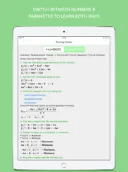 high school math - calculus iPad Captures Décran 4