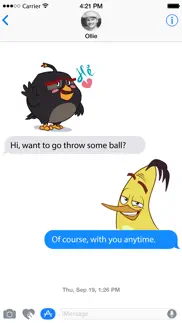 angry birds stickers iphone capturas de pantalla 3