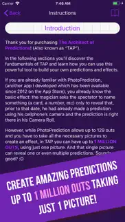 the architect of predictions iPhone Captures Décran 3