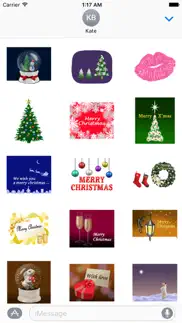 animated christmas sticker gif iphone images 1