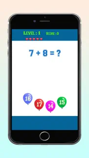 balloon math quiz addition answe games for kids iphone images 3