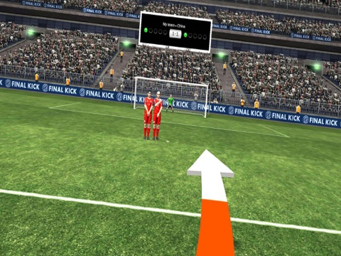final kick vr - virtual reality free soccer game for google cardboard ipad capturas de pantalla 2