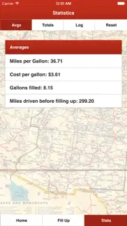 on the road - your go to app for quick and easy mpg statistics iphone images 2