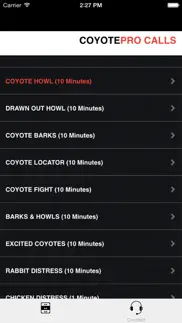 real coyote hunting calls - coyote calls & coyote sounds for hunting (ad free) bluetooth compatible iphone images 2