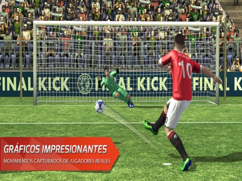 final kick vr - virtual reality free soccer game for google cardboard ipad capturas de pantalla 1