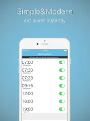 talking alarm clock -free app with speech voice ipad images 1