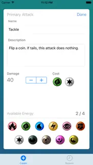 card builder for pokemon iphone capturas de pantalla 3