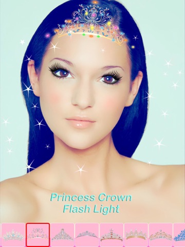 beauty princess selfie camera - real time face makeup ipad images 1