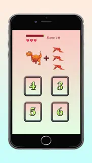 kindergarten math addition dinosaur world quiz worksheets educational puzzle game is fun for kids iphone images 2