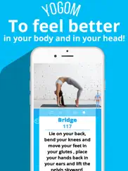 yogom - yoga app free - yoga for beginners. ipad images 2