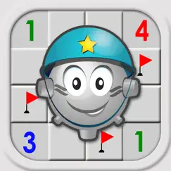 minesweeper full hd - classic deluxe free games logo, reviews