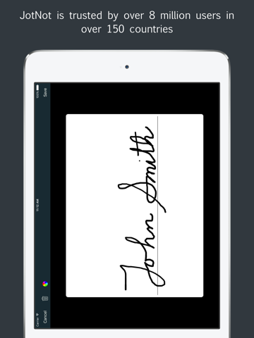 sign by jotnot - fill and sign pdf form or sign pdf document ipad bildschirmfoto 2
