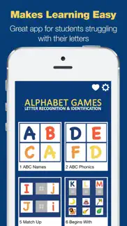 alphabet games - letter recognition and identification iphone images 1