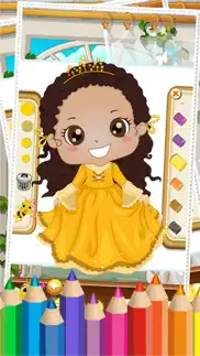 my little princess coloring book pages - amazing paint and draw doodle for kids game iphone images 3