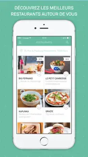 take eat easy - livraison restaurants iPhone Captures Décran 1