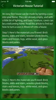 guide for building house - for minecraft pe pocket edition iphone images 4