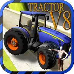 v8 reckless tractor driving simulator – drive your hot rod muscle machine on top speed logo, reviews