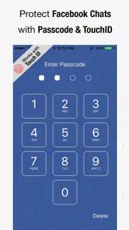 passcode for facebook messenger iPhone Captures Décran 1
