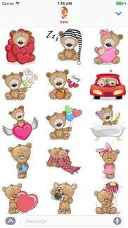 teddy bear - stickers for imessage iphone images 3