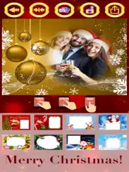 marcos de fotos de feliz navidad - crear tarjetas ipad capturas de pantalla 4