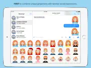 gingermoji - redhead emoji stickers for imessage ipad images 3