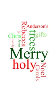 christmas wordcloud maker free iphone images 3