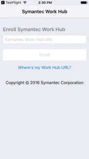 symantec work hub iPhone Captures Décran 2