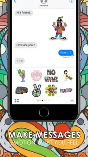 hippie emoji stickers keyboard themes chatstick iphone images 2