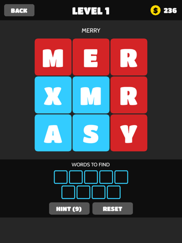 word crush - christmas brain puzzles free by mediaflex games ipad capturas de pantalla 1