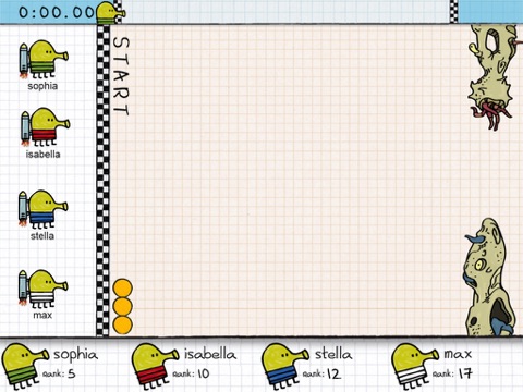 doodle jump race ipad capturas de pantalla 2