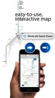paris metro, rer & offline map iphone images 1