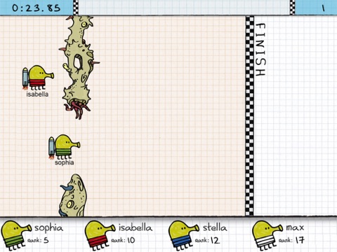 doodle jump race ipad capturas de pantalla 4