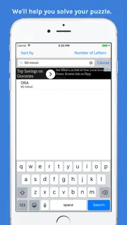 cluebird: crossword helper iphone images 2