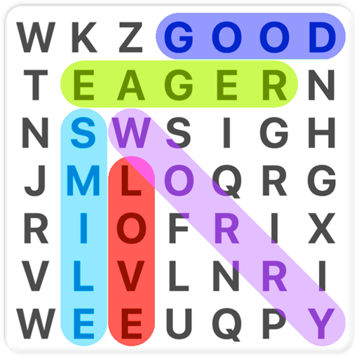 Word Search in english - Find letters and create words with this fun puzzle game app reviews download