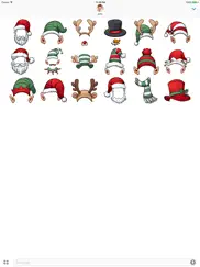 santa hat - stickers for imessage ipad images 1