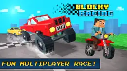 blocky racing - race block cars on city roads iphone images 1