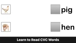 cvc words reader - learn to read 3 letter words iphone images 2