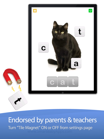 little speller - three letter words lite - free educational game for kids ipad images 1