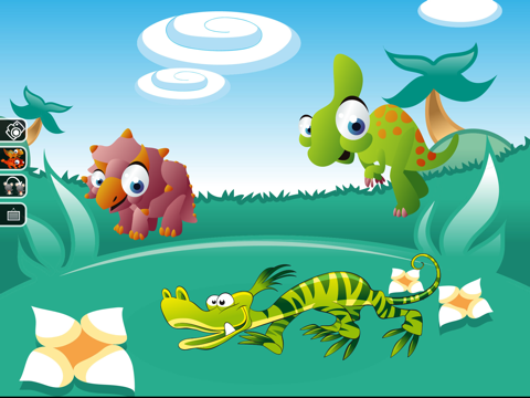 dinozor arazi oyun çocuklar için belirlenen ipad resimleri 1