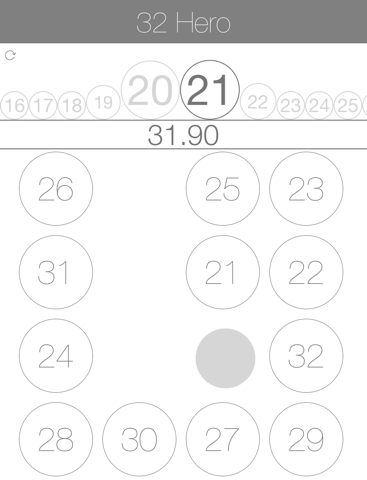 32 hero - touch the numbers from 1 to 32 iPad Captures Décran 3