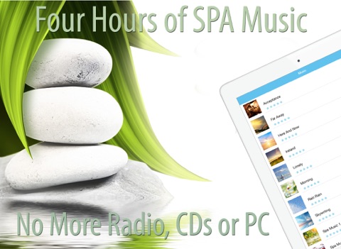 spa music for relaxation and massage therapy iPad Captures Décran 1